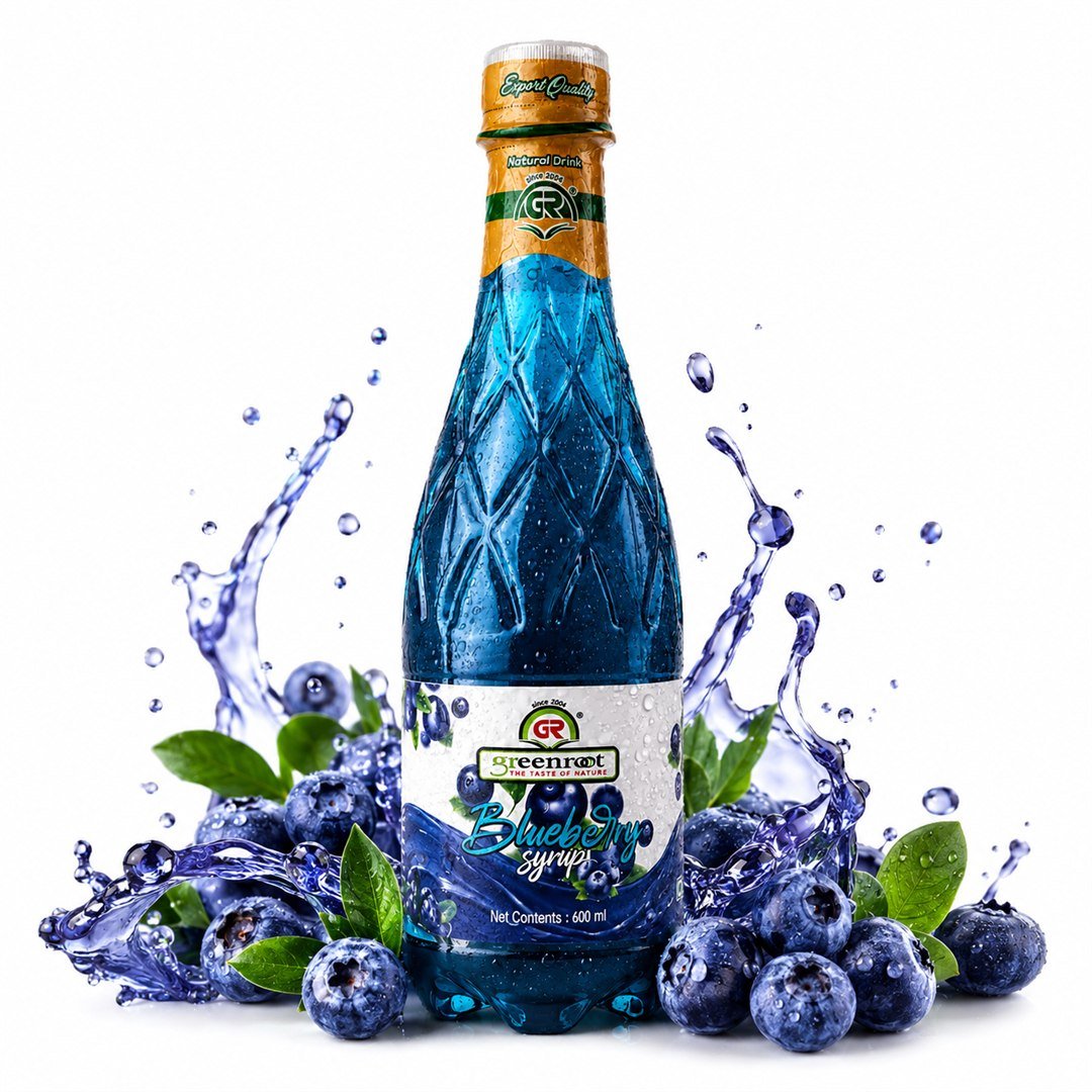 Green Root blueberry syrup