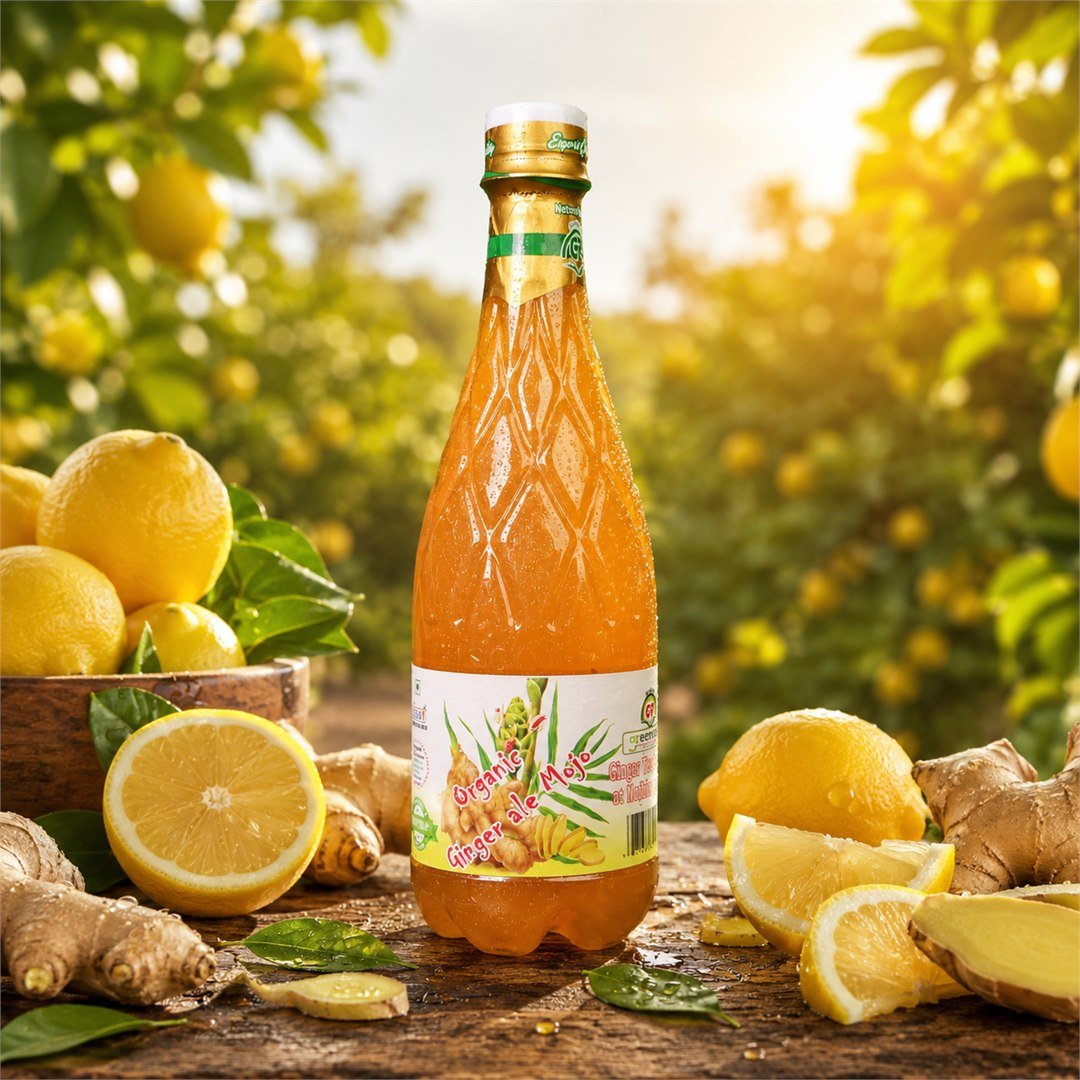 Green Root ginger ale mojo