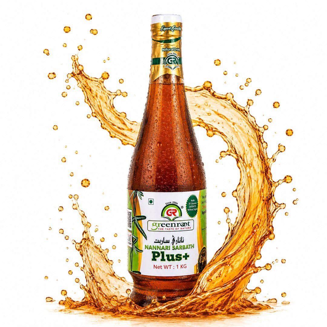 Green Root nannari sarbath plus splash